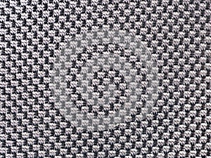 Seamless texture of black and white woven material