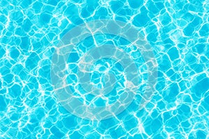 Seamless texture of blue pool water surface with ripples