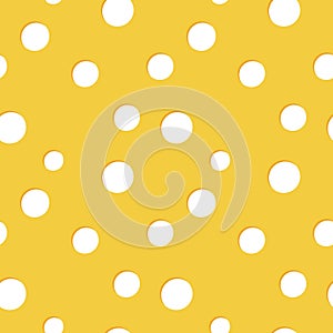 Seamless texture of cheese, vector illustration.