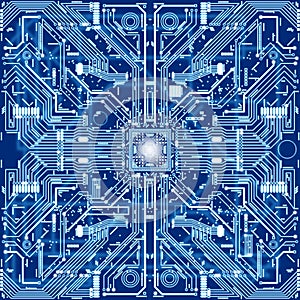 seamless texture of computer circuit board or electronic environment