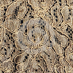 Seamless texture of cotton lace