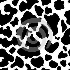 Seamless texture of cow hide. Wallpaper skin of cattle