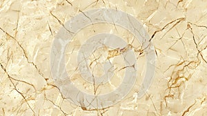 seamless texture of Crema Marfil marble with a creamy beige background and light brown veining photo