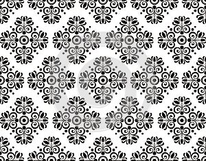 Seamless texture with floral pattern