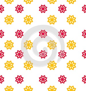 Seamless Texture with Flowers, Elegance Kid Pattern