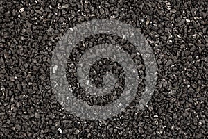 seamless texture and full frame background of cocnut coal