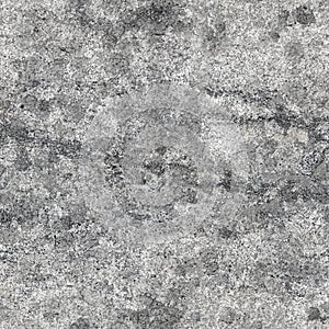 Seamless texture - granite rock with lichen