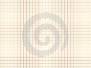 Seamless texture of graph paper, grid line paper sheet, brown straight lines on brown background, Illustration business office