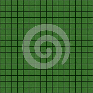 Seamless texture of green, decorative floor and wall tiles with relief