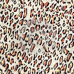 Seamless texture of leopard cloth