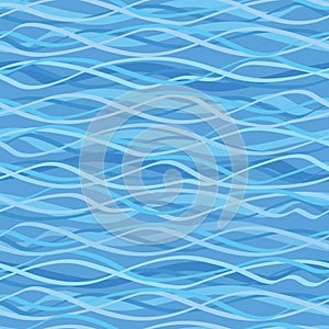 Seamless texture marine wave motif
