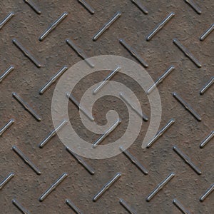 Seamless texture of metal