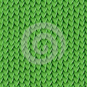 Seamless texture of metallic dragon scales. Reptile skin pattern