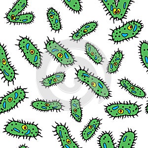 Seamless texture - microbe