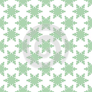 Seamless texture pattern with snowflakes on white