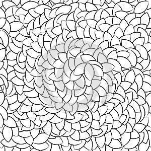 Seamless texture of the plurality of leaves photo