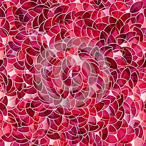 Seamless texture of the plurality of red leaves