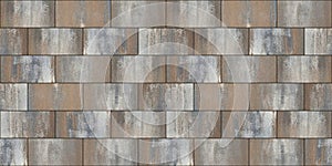SEAMLESS TEXTURE OF RUSTIC CONCRETE FLOOR TEXTURE WITH WEATHERED PATTERN - Useful for rendering