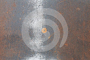 Seamless texture of rusty metal surface