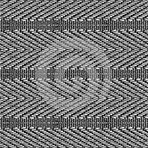 Seamless texture of sewn tribal cloth pattern