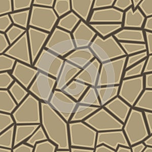 Seamless texture of stonewall