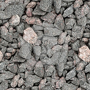 Seamless texture or wallpaper, Top view, grey stone background