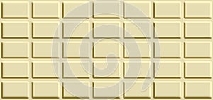 Seamless texture with white chocolate bar.