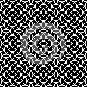 Seamless texture. White oval lines pattern