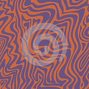 Seamless texture, zebra colored fur print on orange background