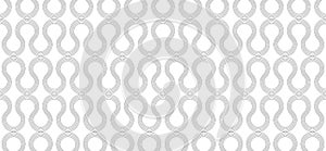 Seamless thin line curly pattern, screen print linear texture, monochrome texture of curved lines