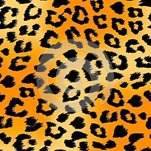seamless tiger print pattern and background vector illustration