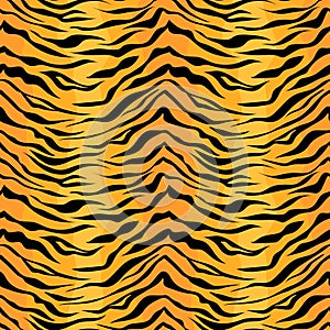 Seamless tiger stripe pattern. photo