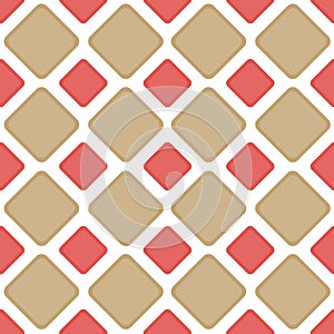 Seamless tile brick diamonds backgound pattern