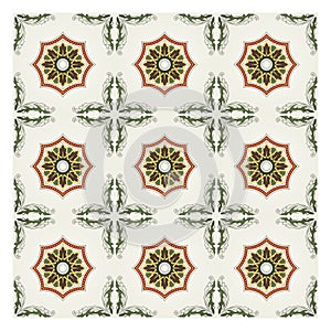 Seamless tile pattern background - vector