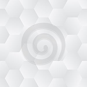 vector Seamless Tile of Tessellated Hexagons with Randomized Grayscale photo