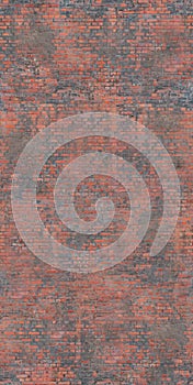 Seamless Tileable Texture of a Brick Wall