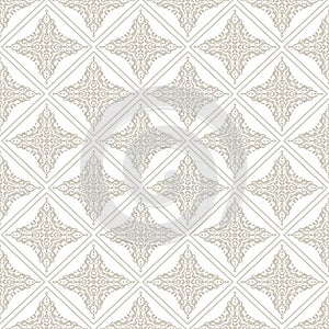 Seamless tiled decorative pattern design photo