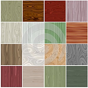 Seamless tiling wood textures collection