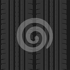 Seamless tire pattern