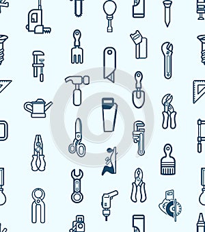 Seamless tool icon background