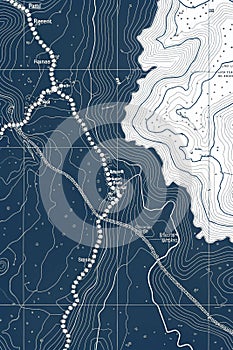 Seamless topographic map design photo