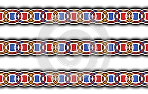 seamless traditional border pattern