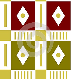 seamless traditional border pattern