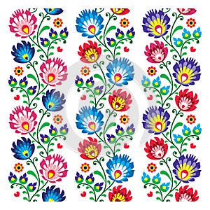 Seamless traditional folk polish pattern seamless photo