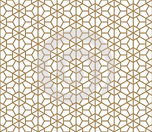 Seamless traditional Kumiko pattern