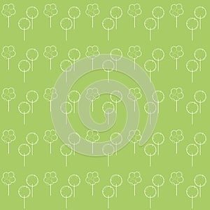 Seamless Trees pattern background