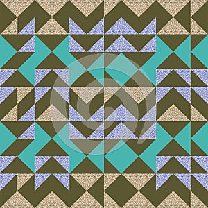 Seamless trendy triangle memphis abstract pattern. Good design for scarf, hijab, and blanket.