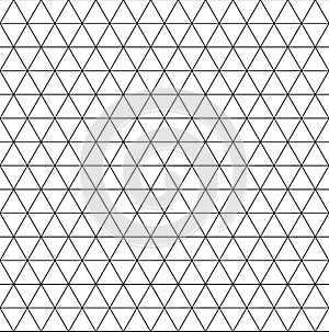 Seamless triangle geometric pattern background. Vector illustration