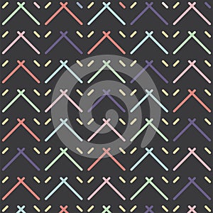 seamless triangle stripe background vector element design template