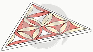 Seamless Triangular Geometric Pattern, Dynamic Background, vector design Generative AI